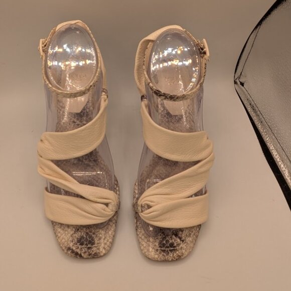 Louise Et Cie HETTY Ankle Strap Open Toe Fashion Heeled Sandals SZ 6.5 - Picture 5 of 10